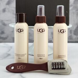 UGG 4 pc care kit cleaner conditioner protector freshener Australia sheepskin